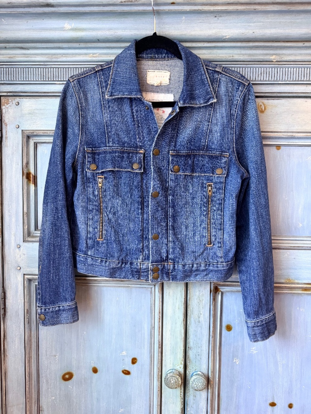 Marni x Current Elliott The Patch Pocket Denim Jacket size 2